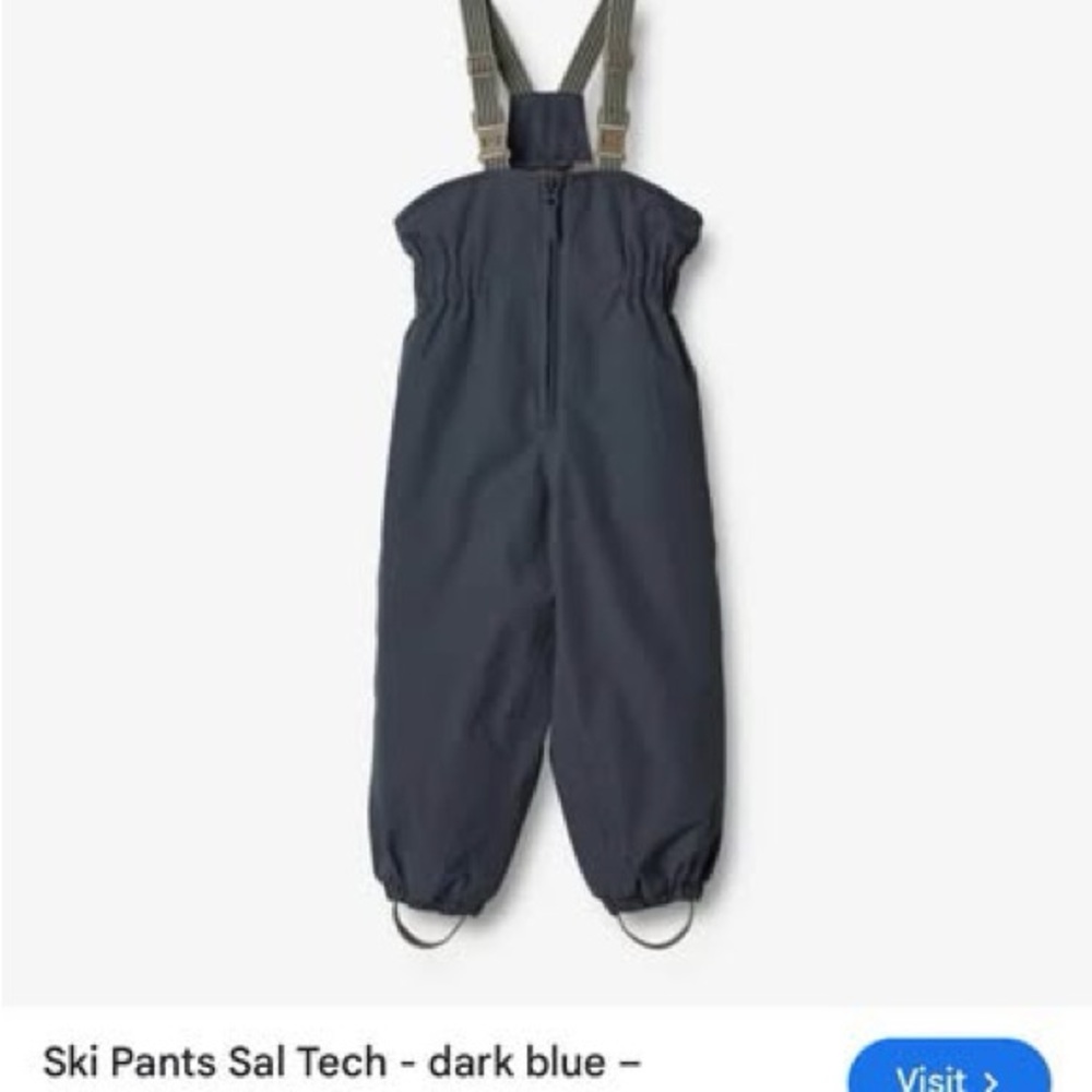 Wheat winter jacket and snowpants overalls kids outwear